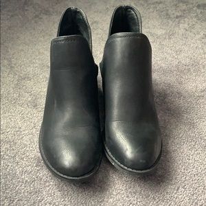 Size 7 1/2 booties with small scuff on toe